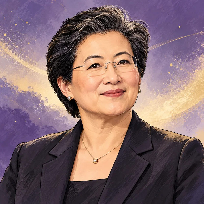 리사 수의 AI 창작 캐리커처